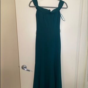 Off the shoulder prom dress